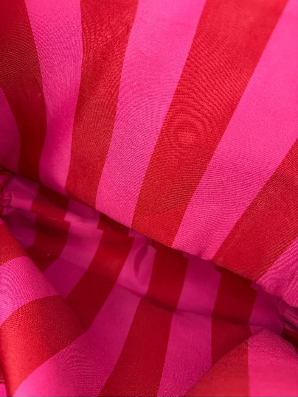 Victoria's Secret Hot Pink Tote with Black Patent Handles and Crystal Logo